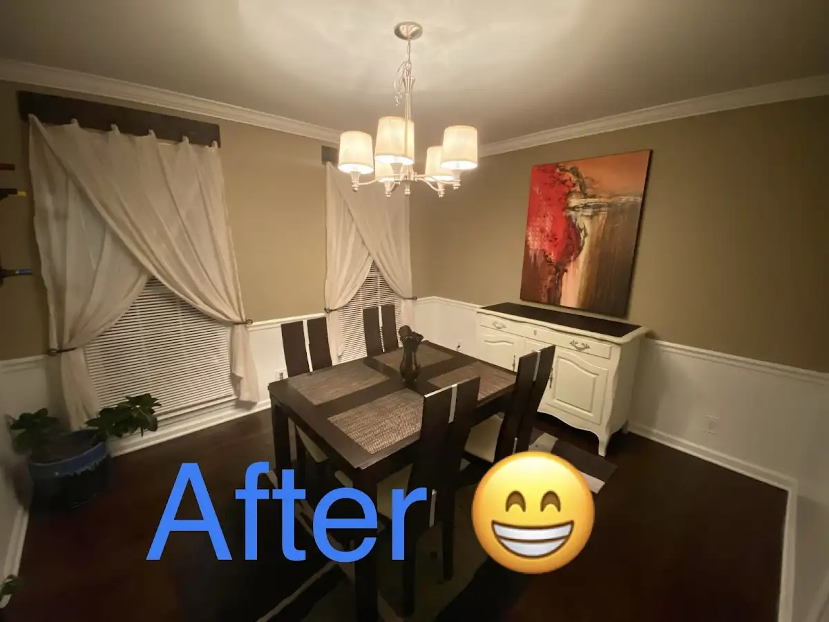 Professional dining room restoration after water damage in Langley Park