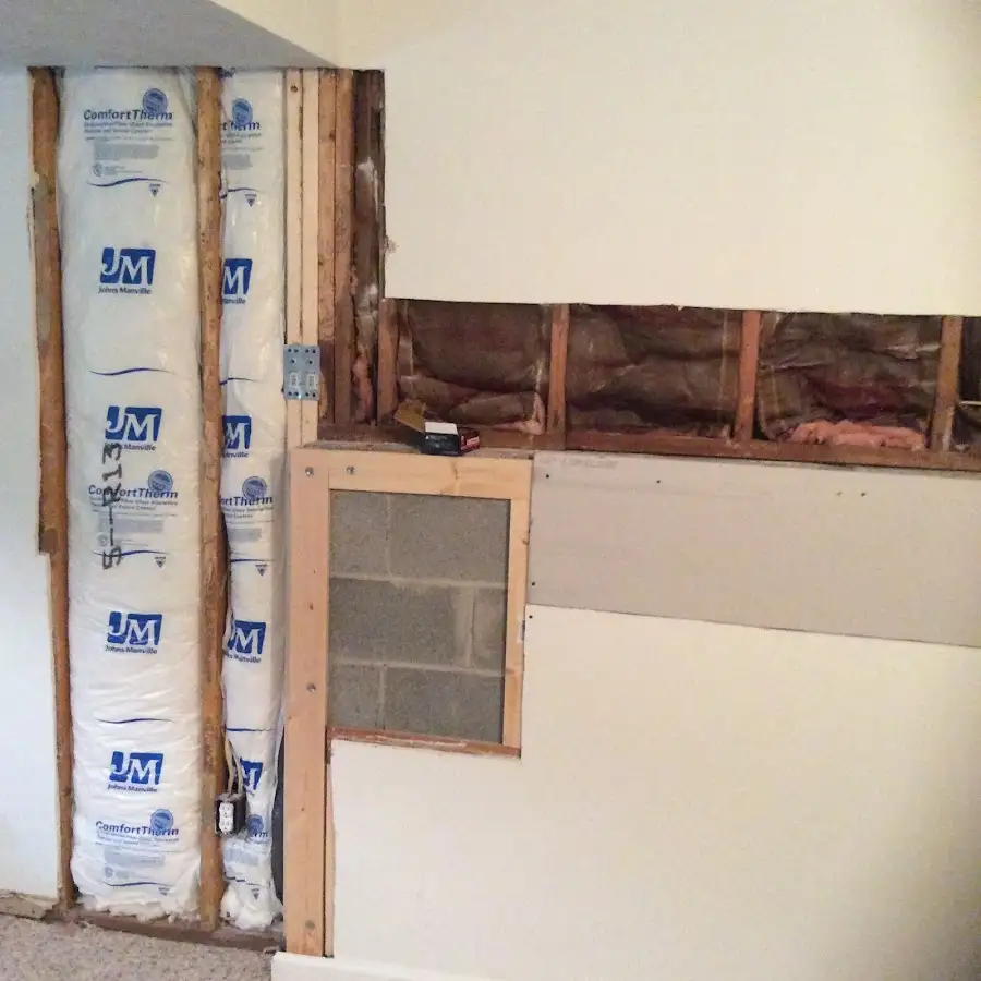 Wall insulation replacement during Odor Removal & Deodorization in Langley Park